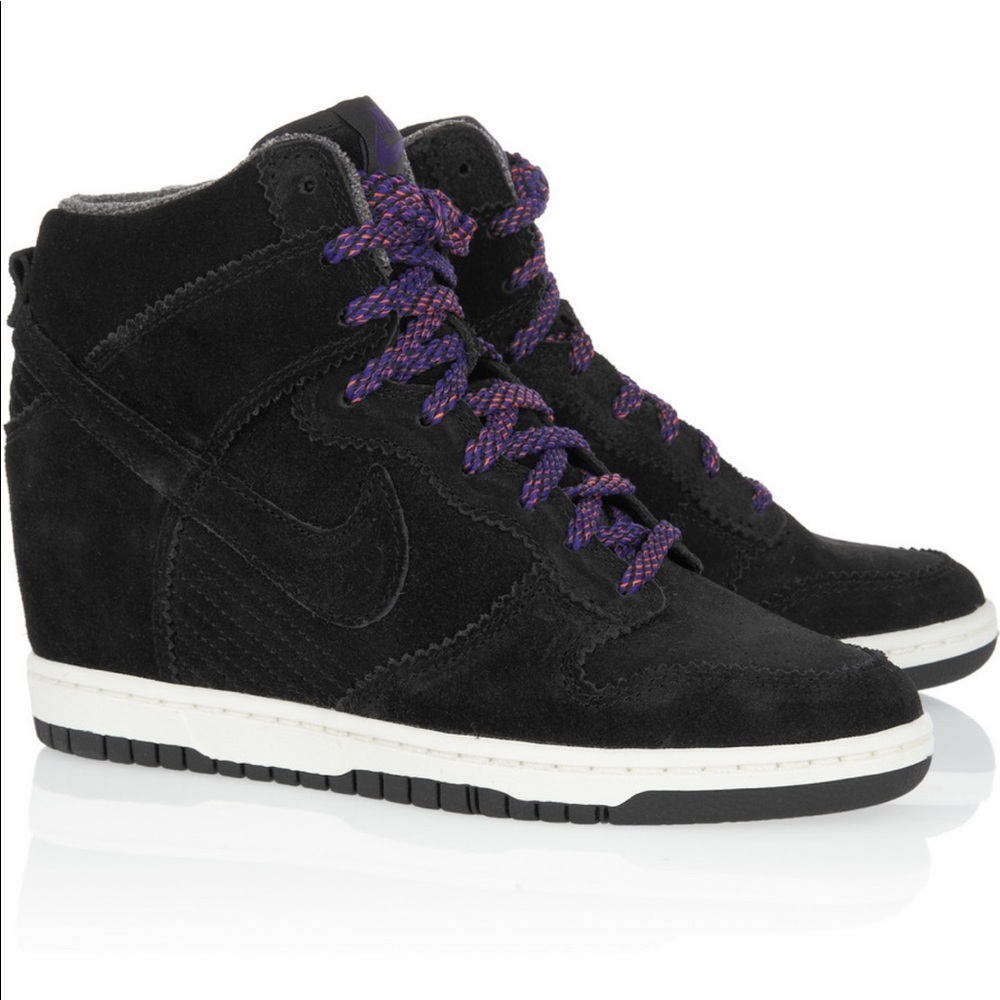 Nike Dunk Sky Hi Suede Wedges 9.5